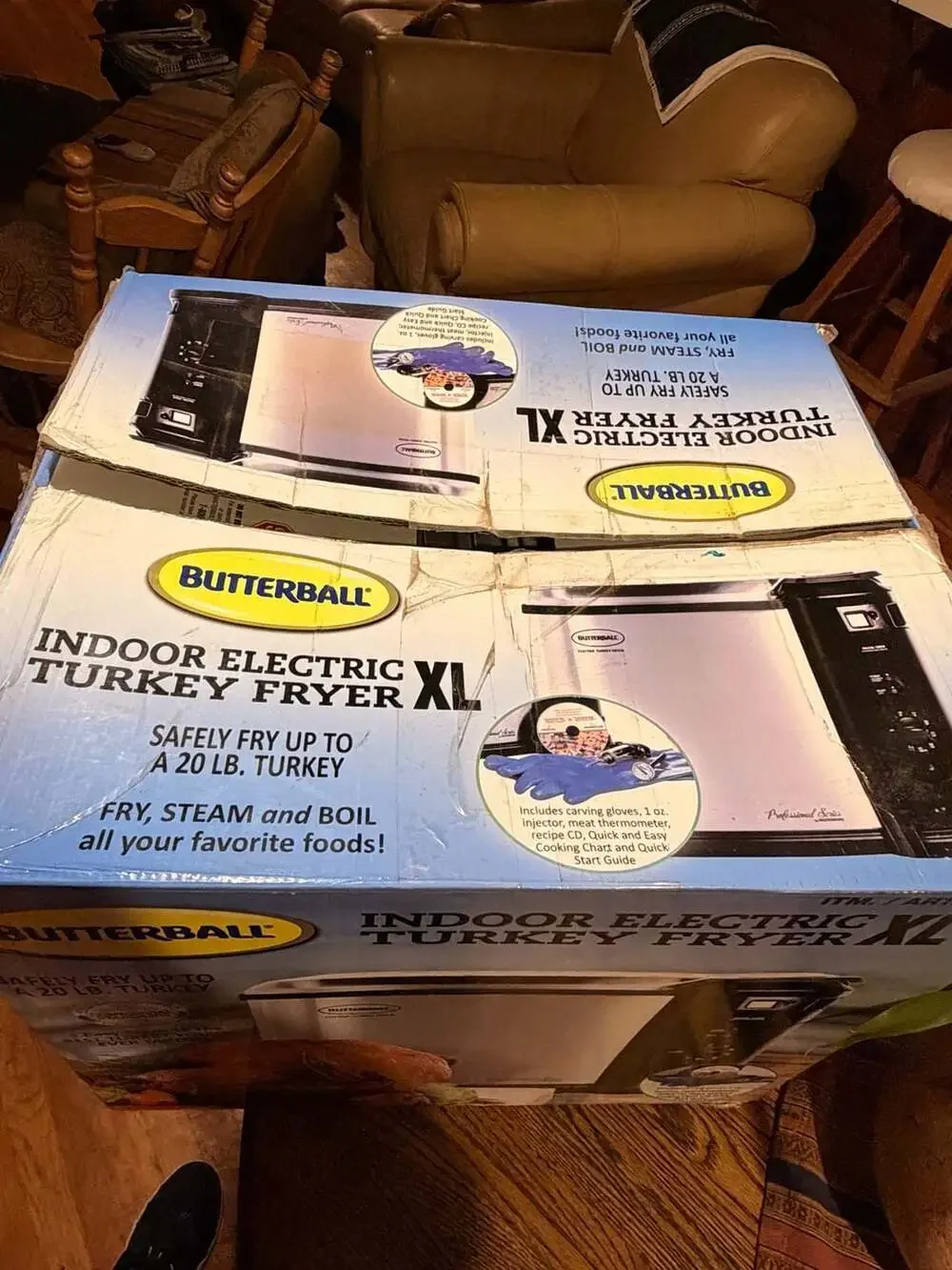 Butterball Indoor Electric Turkey Fryer XL Used once $700 NEW